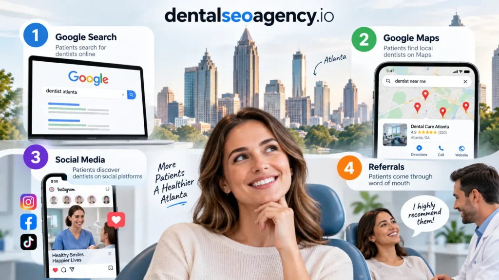 where patient search dentist in atlanta for best dental care and support