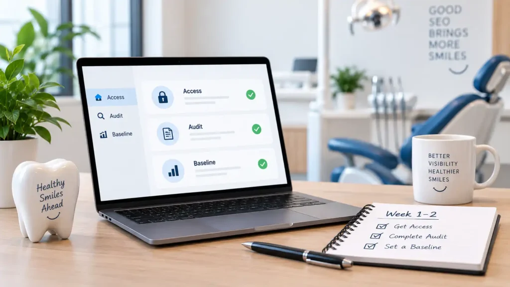 access, audit, and a baseline for dental clinic and hostpital
