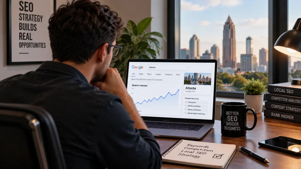 why atlanta is a harder seo market than other in dental categroy 