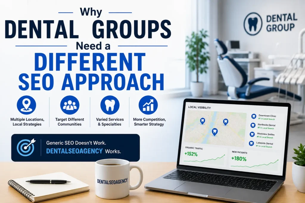 why dental groups need a different seo approach