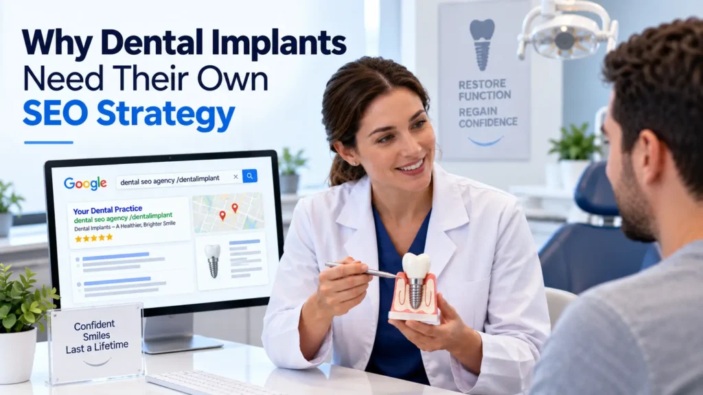 why dental implants need their own seo strategy